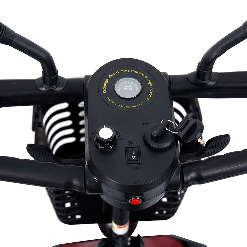 YL-07 Trotinetă electrică pliabilă de călătorie cu 4 roți și coș