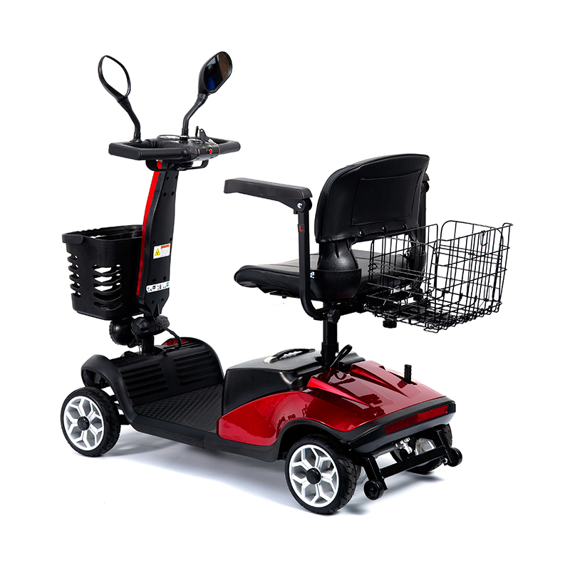 YL-07T Trotinet portabil, pliabil, cu motor electric, cu 4 roți