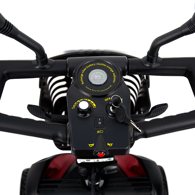 YL-07T Trotinet portabil, pliabil, cu motor electric, cu 4 roți