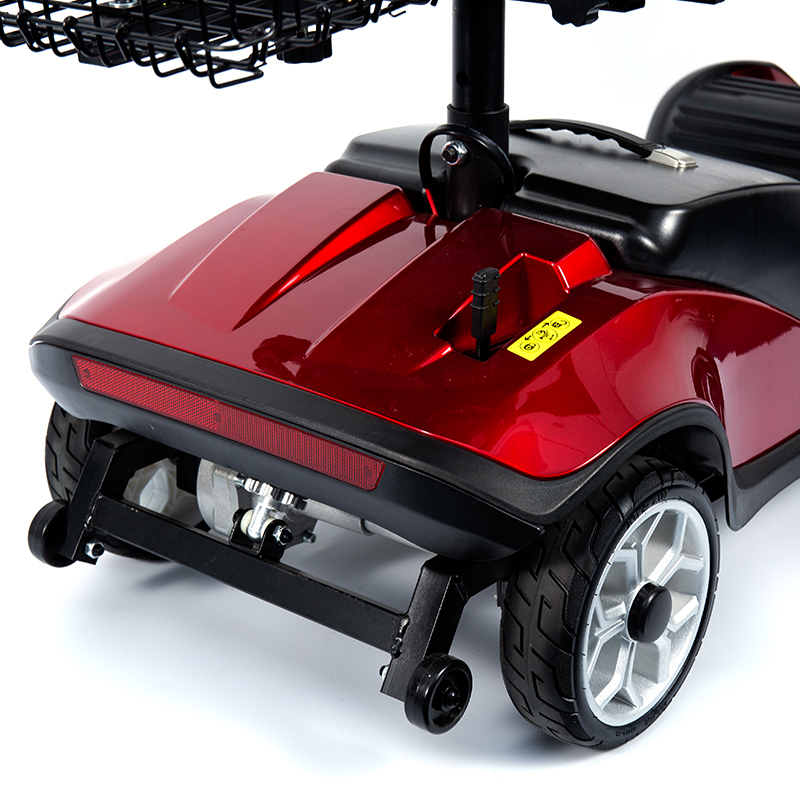 YL-07T Trotinet portabil, pliabil, cu motor electric, cu 4 roți