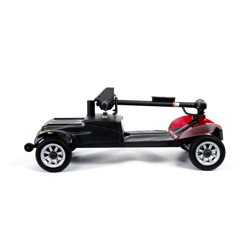 YL-02 Trotinetă de mobilitate ușoară cu 4 roți pentru seniori, cu un scaun pivotant la 360°