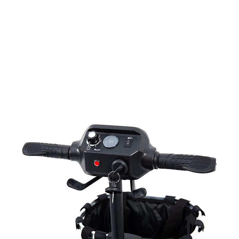 YL-02 Trotinetă de mobilitate ușoară cu 4 roți pentru seniori, cu un scaun pivotant la 360°