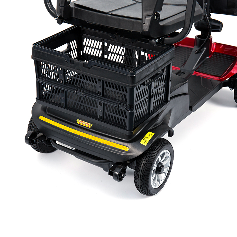 YL-02 Trotinetă de mobilitate ușoară cu 4 roți pentru seniori, cu un scaun pivotant la 360°