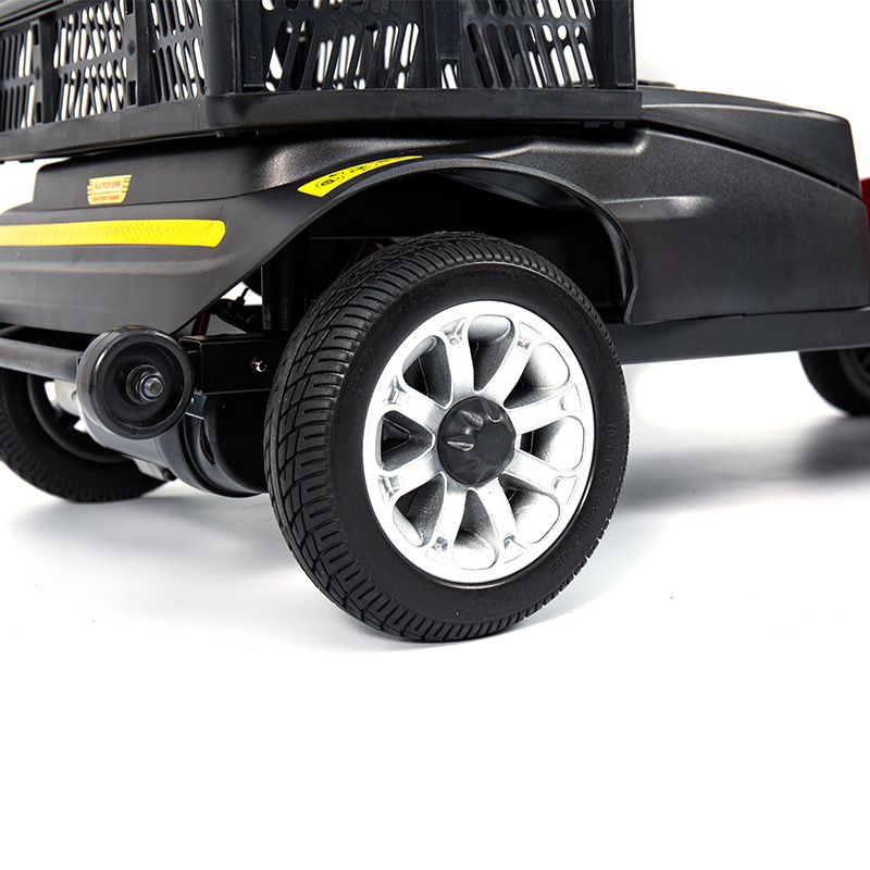 YL-02 Trotinetă de mobilitate ușoară cu 4 roți pentru seniori, cu un scaun pivotant la 360°