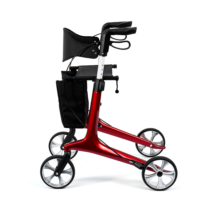 HES-R306 Rollator ușor – pliabil, roți TPR, reglabil, capacitate de greutate 150 kg