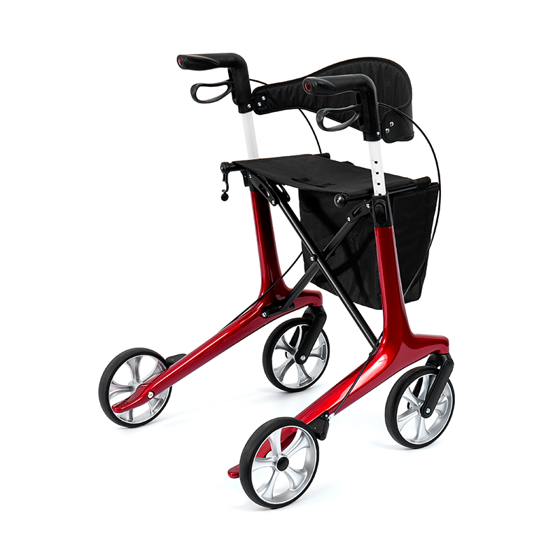 HES-R306 Rollator ușor – pliabil, roți TPR, reglabil, capacitate de greutate 150 kg