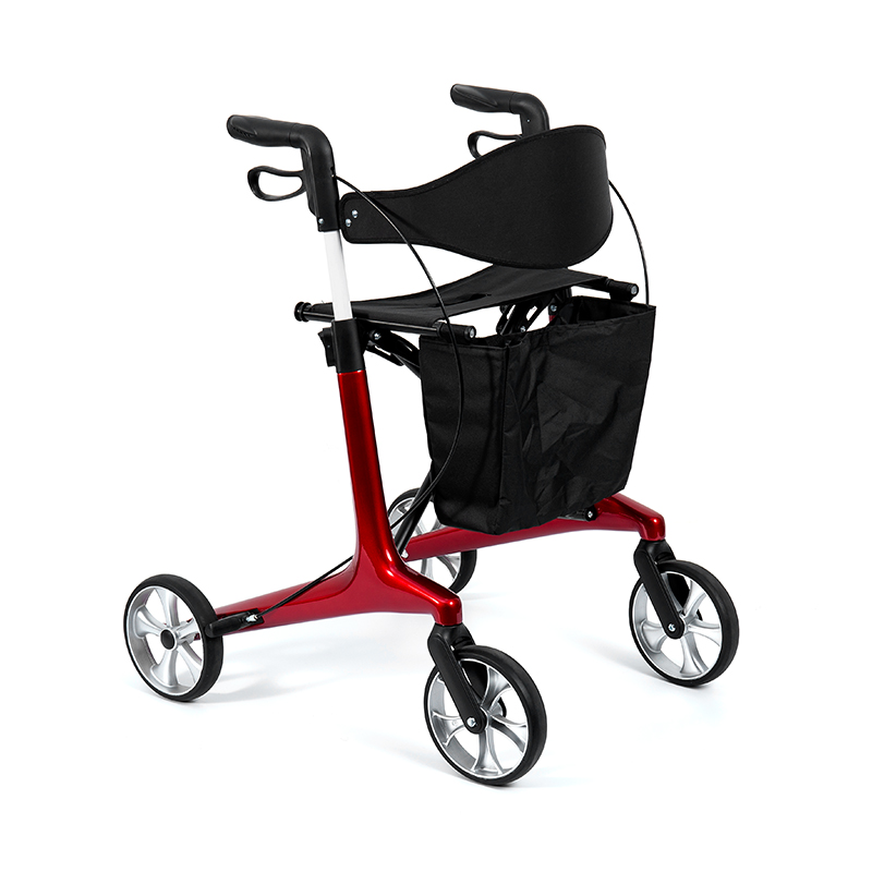 HES-R306 Rollator ușor – pliabil, roți TPR, reglabil, capacitate de greutate 150 kg