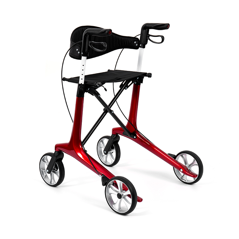 HES-R306 Rollator ușor – pliabil, roți TPR, reglabil, capacitate de greutate 150 kg