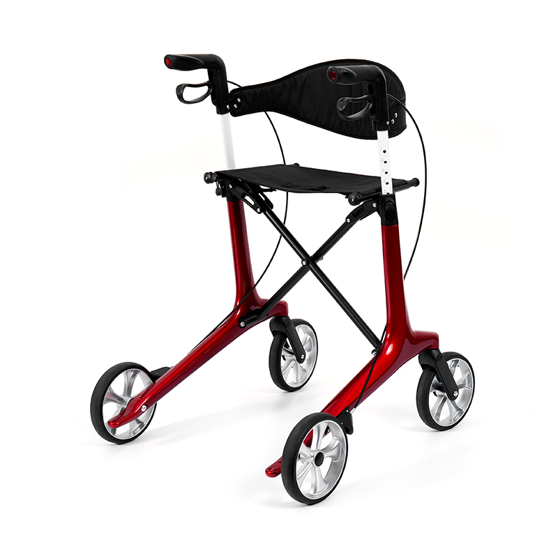 HES-R306 Rollator ușor – pliabil, roți TPR, reglabil, capacitate de greutate 150 kg