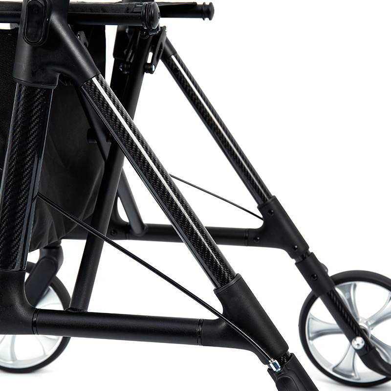 Rollator HES-R321 Premium din fibră de carbon 