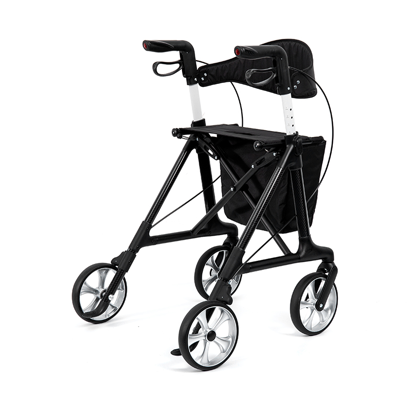 Rollator HES-R321 Premium din fibră de carbon 