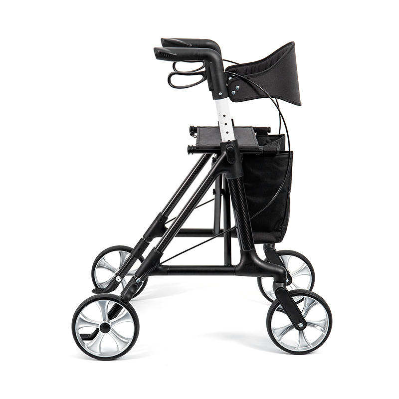 Rollator HES-R321 Premium din fibră de carbon 