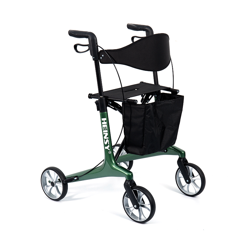 HES-R306 Rollator ușor – pliabil, roți TPR, reglabil, capacitate de greutate 150 kg