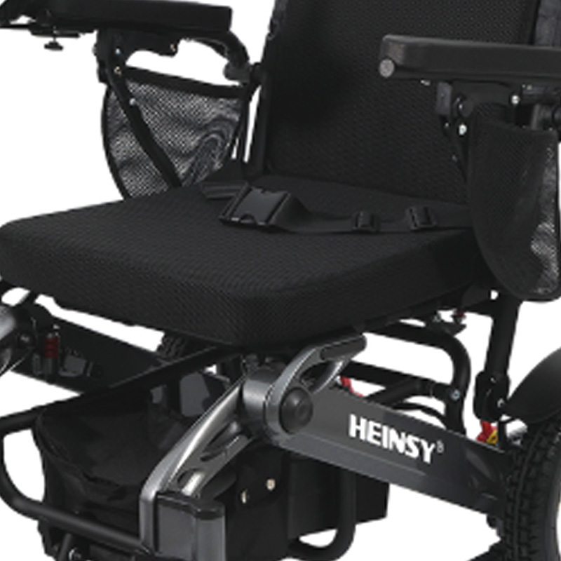 YL-9001 Scaun cu rotile electric pliabil manual din aliaj de aluminiu