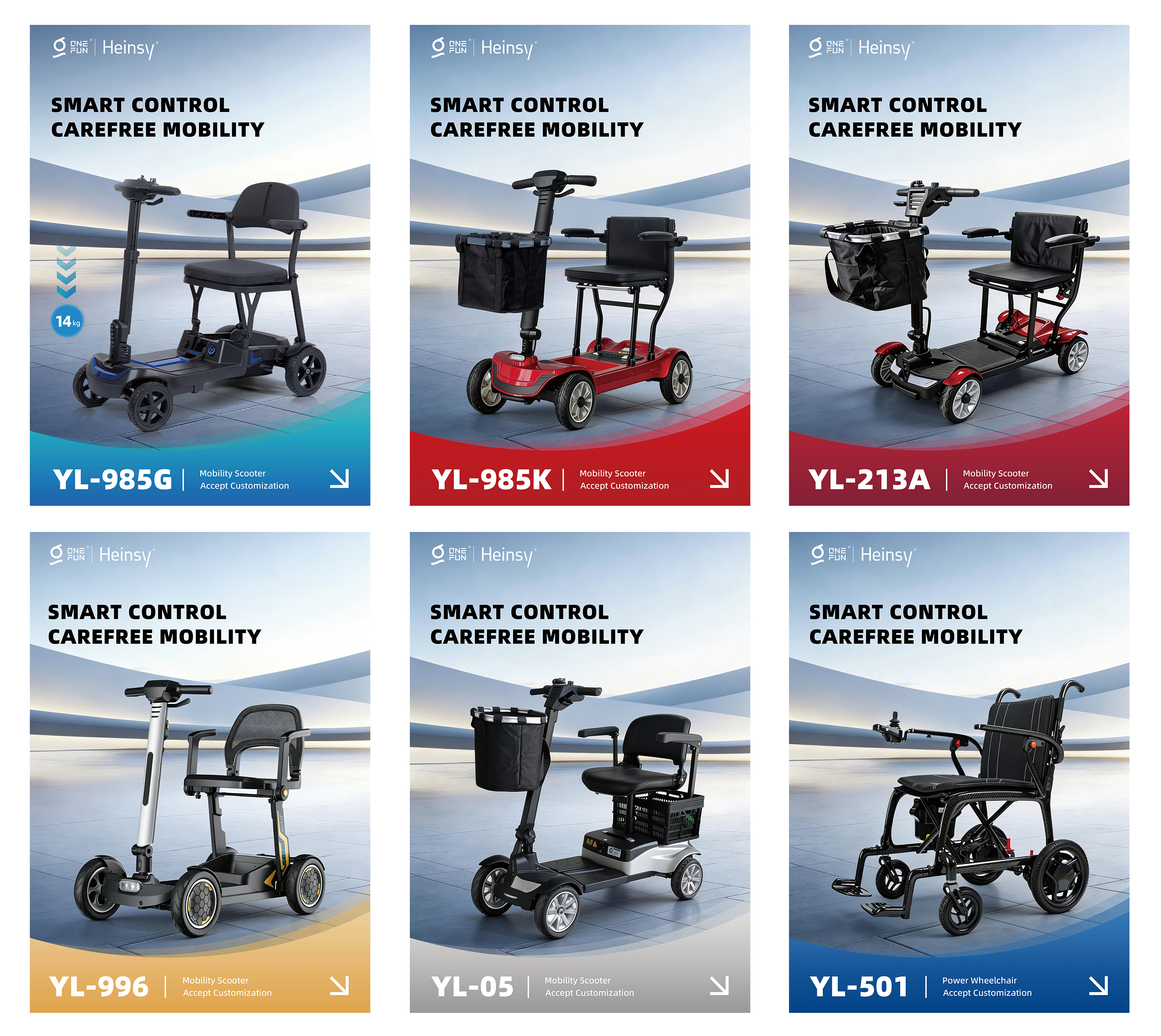 Heinsy dezvăluie noile scutere electrice de mobilitate la cea de-a 93-a ediție a CMEF